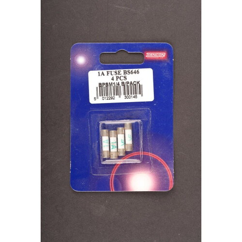 Dencon 1 Amp Fuse to BS646 Bubble Packed (4) - SM1/4K