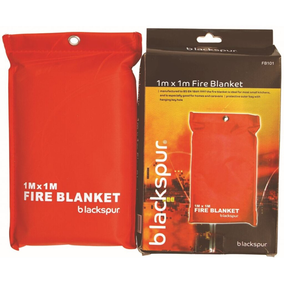 Blackspur Fire Blanket 1M x 1M [BBFB101]