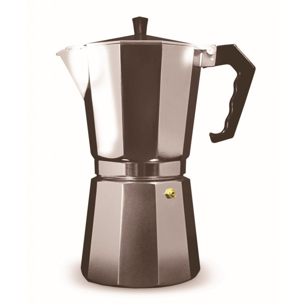 Grunwerg Aluminium Espresso Maker Gift Boxed 9 Cup [ECM-09]