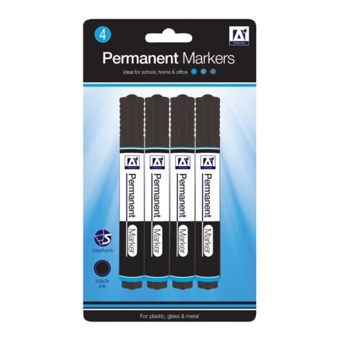 Anker Anker Permanent Markers Pack 4 [PBLK/4]