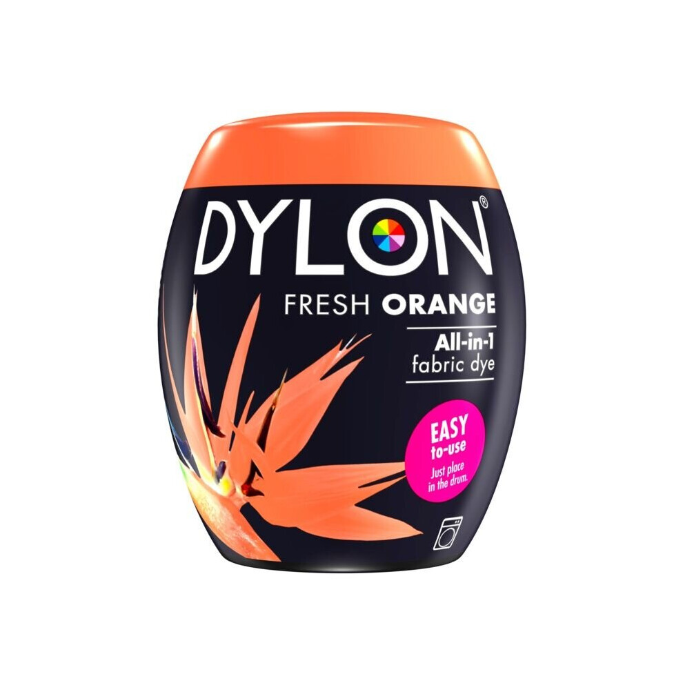Dylon, Cialda Colorante Per Tessuti Per Lavatrice E Mobili Morbidi, Colore: Arancione Fresco-image