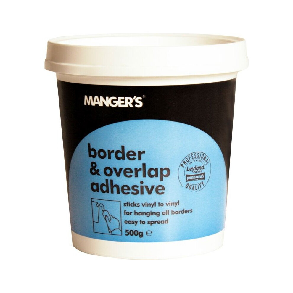 Mangers Border & Overlap Adhesive 500G [736981] 5010426768397