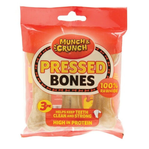 Munch & Crunch Pressed Bones 3 Pack [MC1030A]