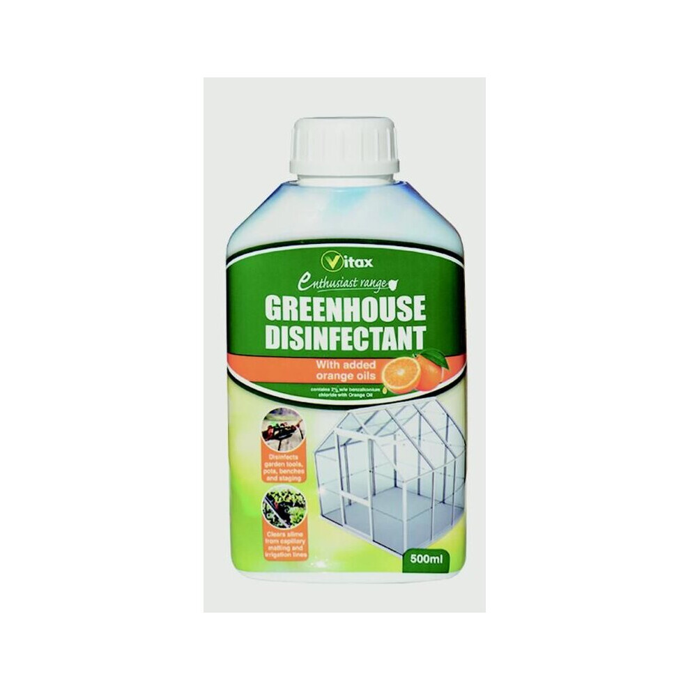 Vitax Greenhouse Disinfectant 500ml [5GHD500]