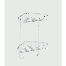 Croydex 2 Tier Corner Basket Small [QM260841]