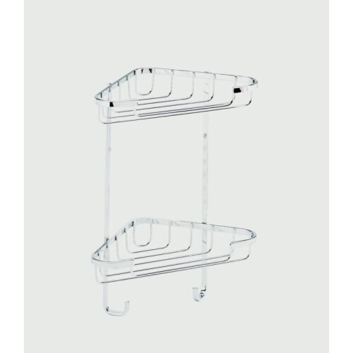 Croydex Croydex 2 Tier Corner Basket Small [QM260841]