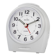 Acctim Astoria Smartlight Silent Sweep Alarm Silver [14937]
