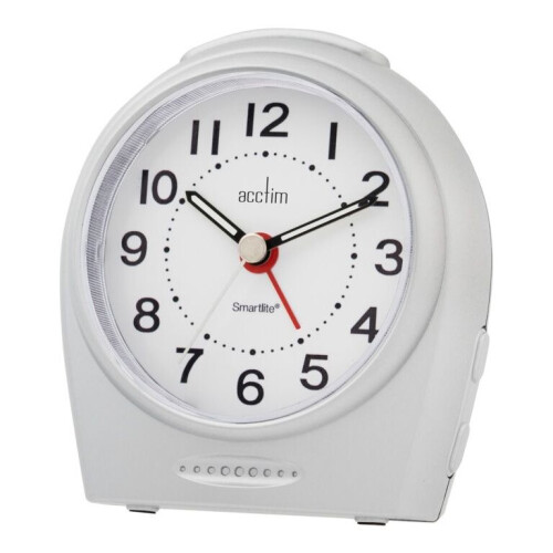 Acctim Acctim Astoria Smartlight Silent Sweep Alarm Silver [14937]
