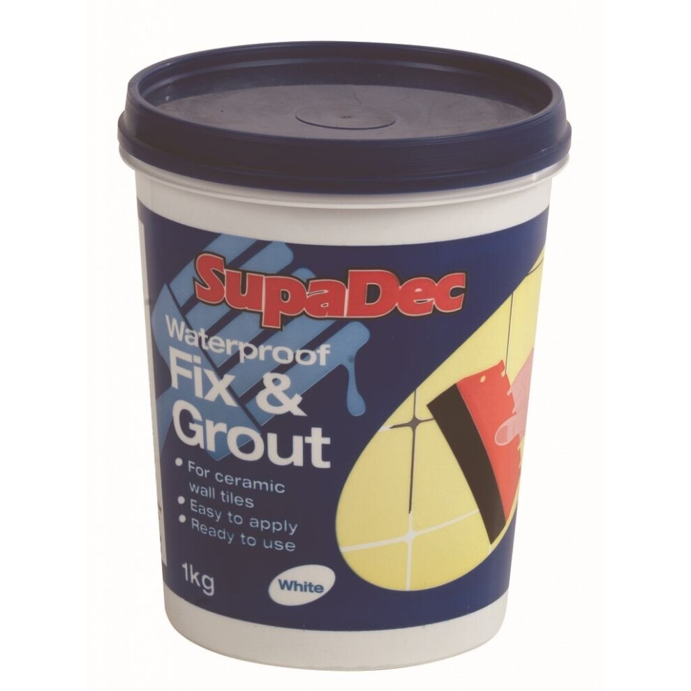Supadec Waterproof Fix & Grout 1Kg - Fag1000 5017193045942