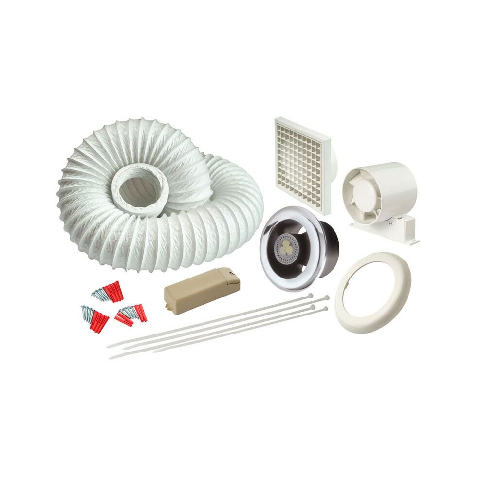 Manrose Showerfan Kit Blister - Slktcledb