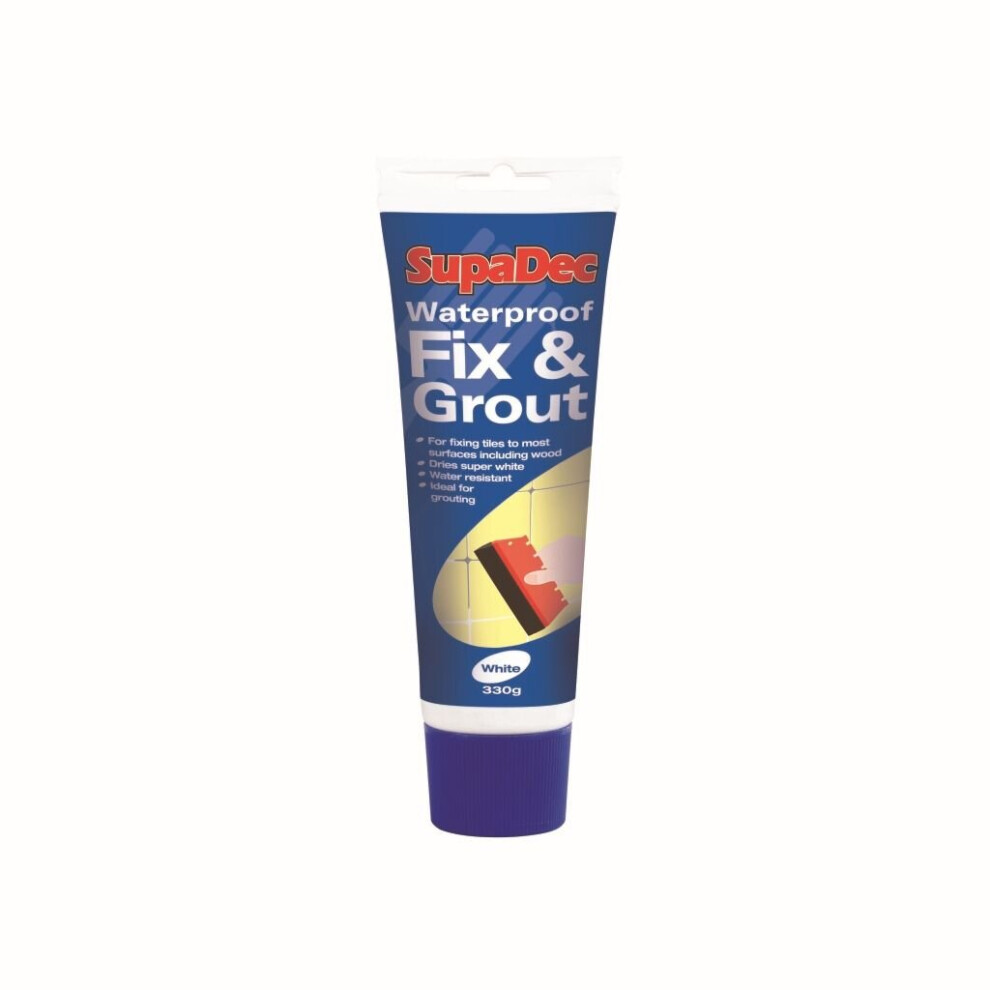 Supadec Waterproof Fix & Grout 330G - Fag330 5017193041593