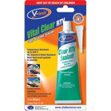 Streetwize V-Tech Gasket Makers - 85g Vital Clear RTV [VT-164]