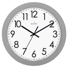 Acctim Abingdon Wall Clock 25|5cm Grey [21890]