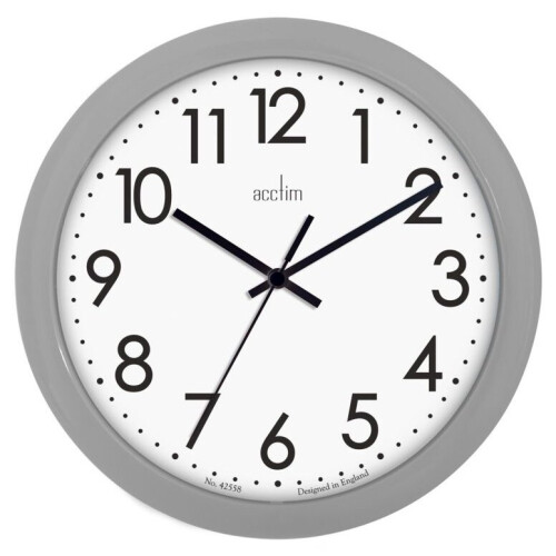 Acctim Acctim Abingdon Wall Clock 25|5cm Grey [21890]