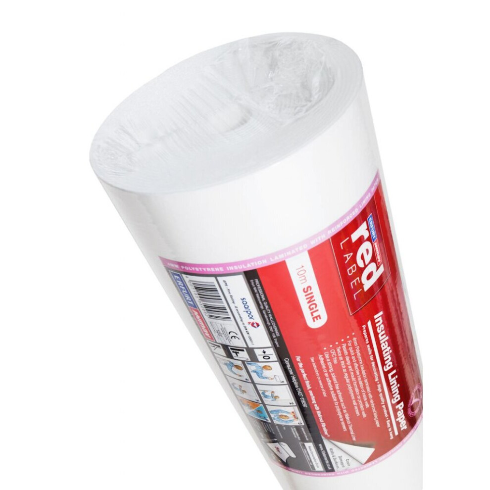 Erfurt 4mm Insulated Lining Paper 10m