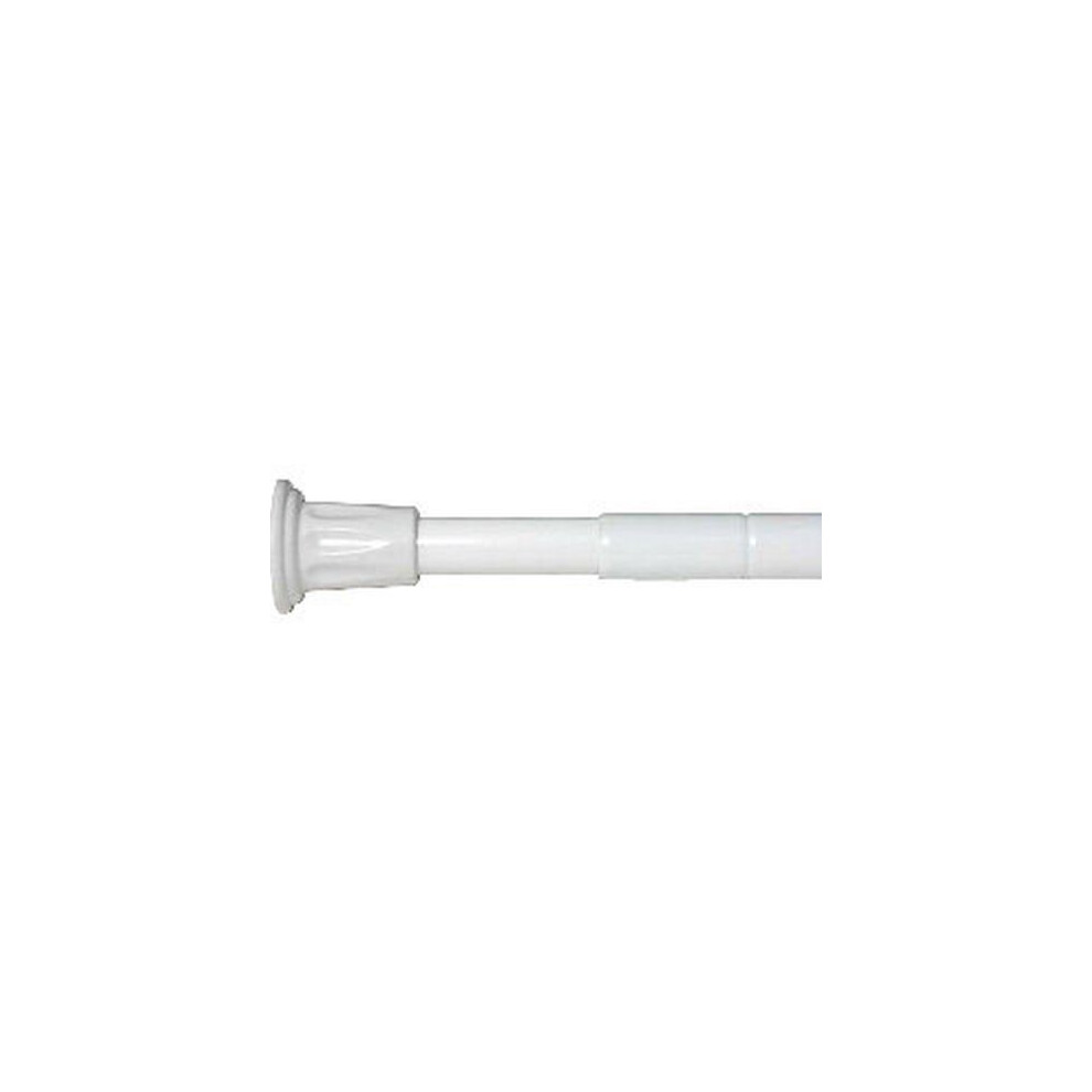 Croydex Shower Curtain Telescopic Rod 6" White [AD101022]