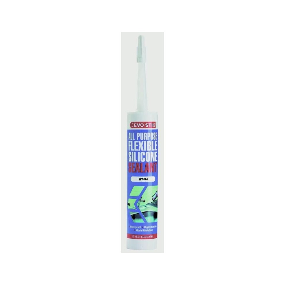 Evo-Stik All Purpose Flexible Silicone Sealant Black - 30613609