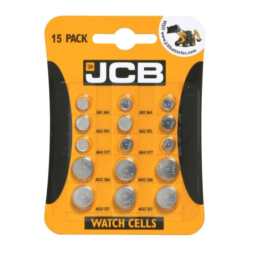 JCB JCB Watch Batteries Pack 15 [S9715]