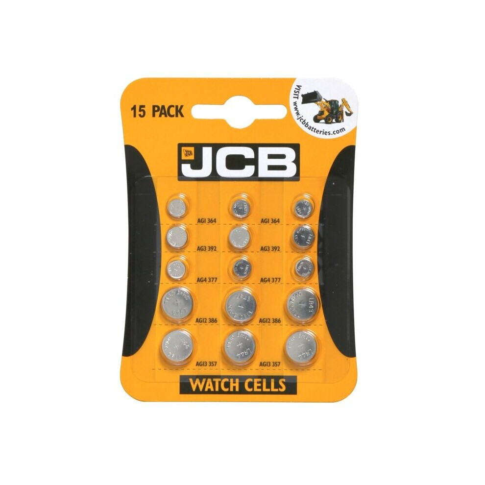 JCB Watch Batteries Pack 15 [S9715]