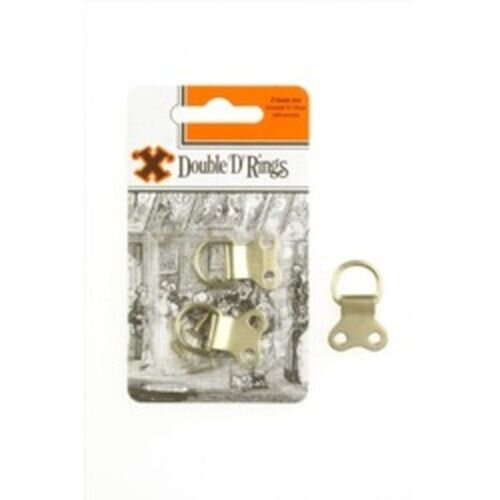 Challenge Challenge "X" Brand Double D Rings Brass Pack 2 [12858]