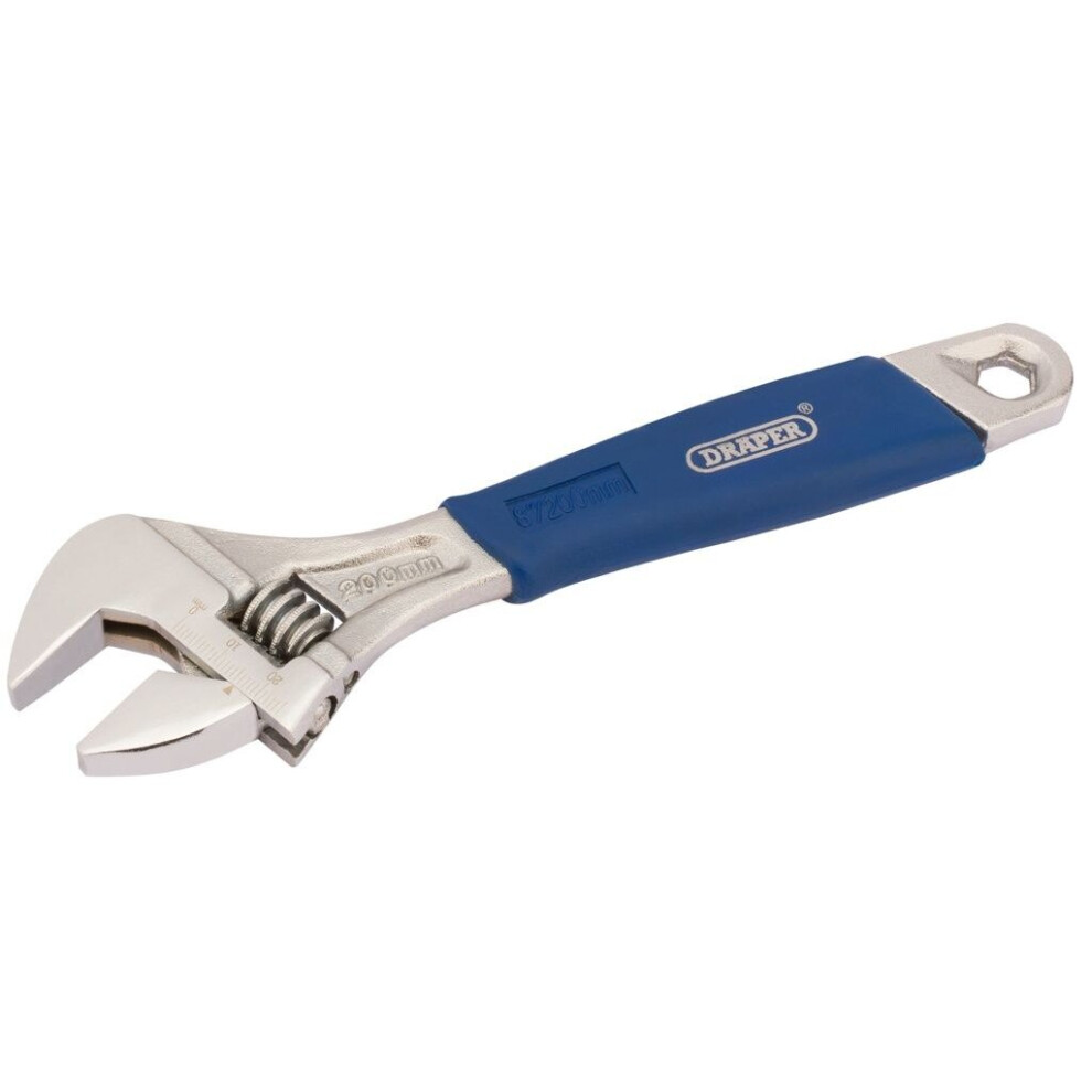 Draper Adjustable Wrench Soft Grip 200mm - 24792