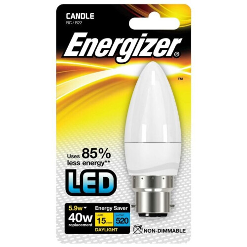Energizer Energizer LED Candle 5.9w B22 Blister [S9147]