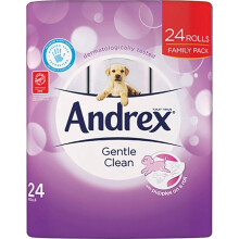 Andrex Puppies On A Roll - Toilet Roll 24 Pack [100049]