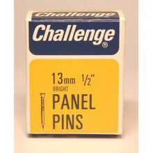 Challenge Panel Pins - Bright Steel (Box Pack) 13mm [10602]