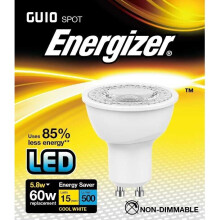 Energizer LED GU10 Cool White 36" 6.2w 425lm - S9406