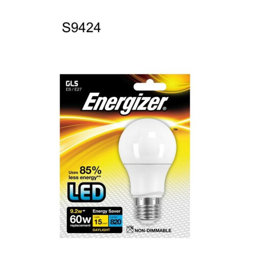 Energizer Energizer LED GLS 806lm E27 Daylight ES 9.2w [S9424]