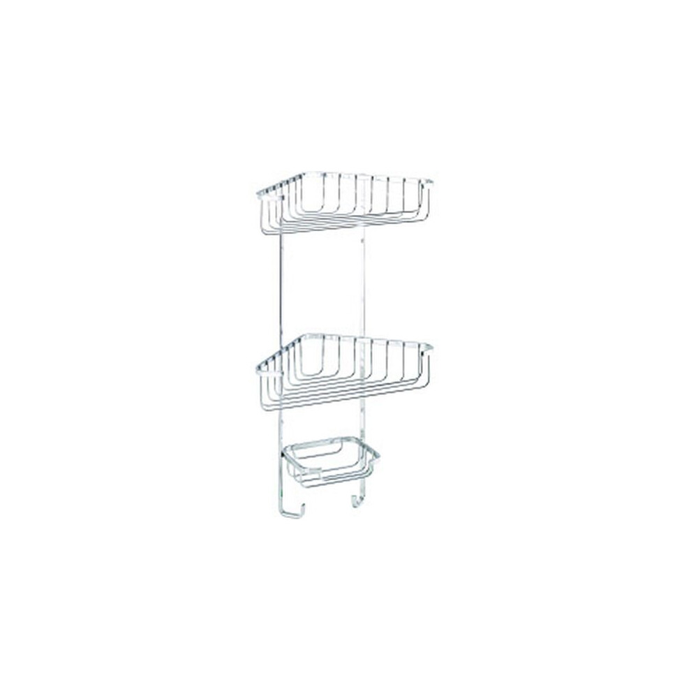 Croydex Corner Basket Three Tier 490 X 275 X 165Mm [Qm362841] - Image 4