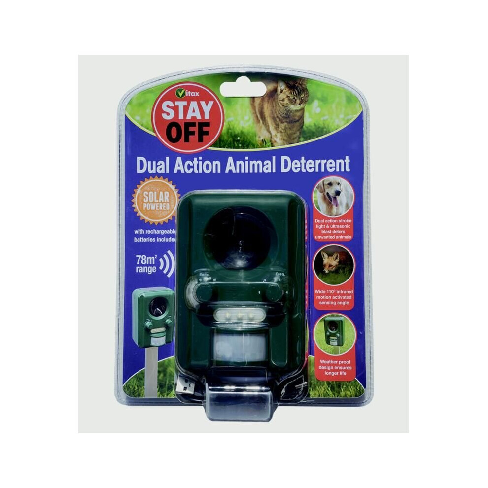 Vitax Stay Off Ultrasonic Deter 401g [5STU2]