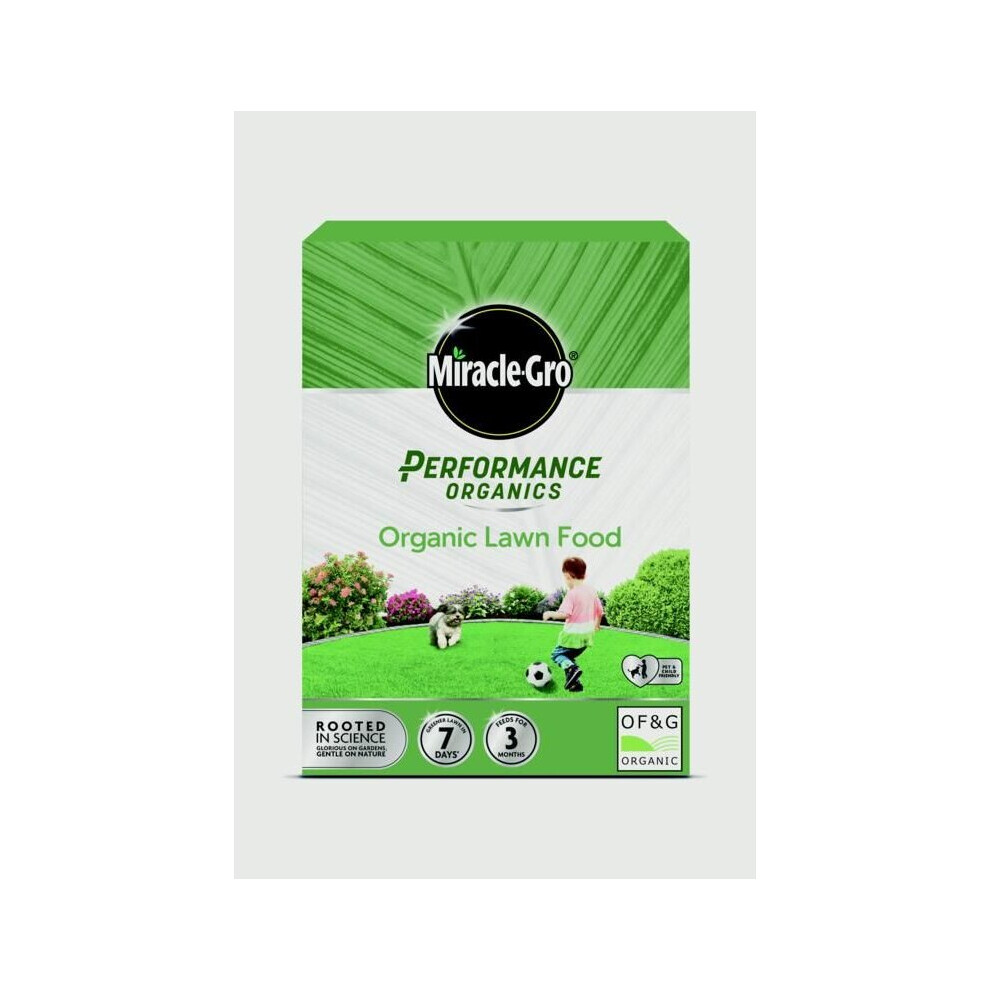 Miracle-Gro Performance Organics Lawn Food 100M2 [119915] Green