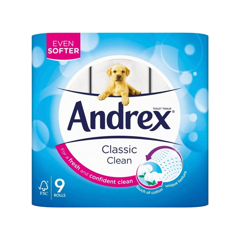 Andrex Toilet Roll Classic Clean White Pack 24 [6583]