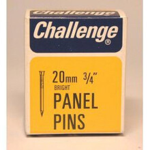 Challenge Panel Pins - Bright Steel (Box Pack) 20mm [10606]