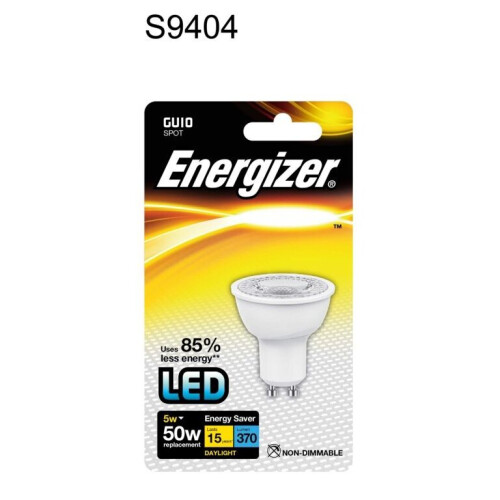 Energizer Energizer LED GU10 370lm Daylight 36" 5w [S9404]