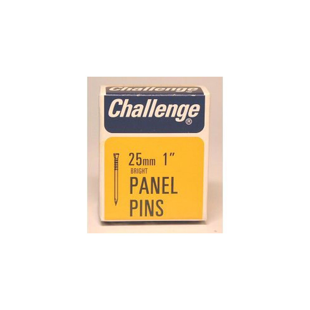 Challenge Panel Pins - Bright Steel (Box Pack) 25mm [10608]