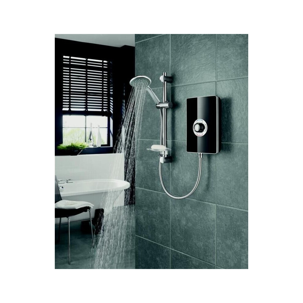 Triton Collection II 9.5kw Electric Shower Black Gloss [RECOL209GSBLK]-image-OPC-P6925JX-NEW