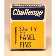 Challenge Panel Pins - Bright Steel (Box Pack) 30mm [10610]