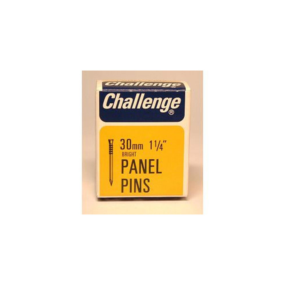 Challenge Panel Pins - Bright Steel (Box Pack) 30mm [10610]