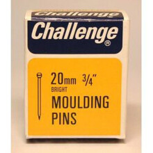 Challenge Moulding Pins (Veneer Pins) - Bright Steel (Box Pack) 20mm [11004]