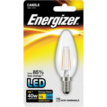 Energizer Filament LED Candle Bulb 470lm E14 Warm White SES 4w [S9030]