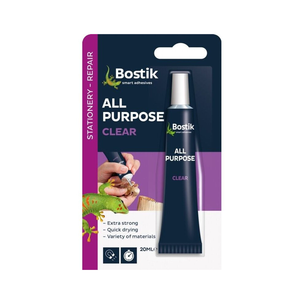 Bostik All Purpose Adhesive Extra Strong 20ml Blister [30813296]