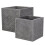 Sankey Lazio 32cm Square Planter Pewter - GN697 1