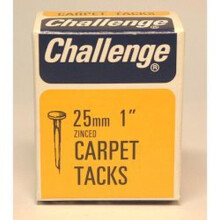 Challenge Carpet Tacks - Zinc Plated (Box Pack) 25mm [11404]