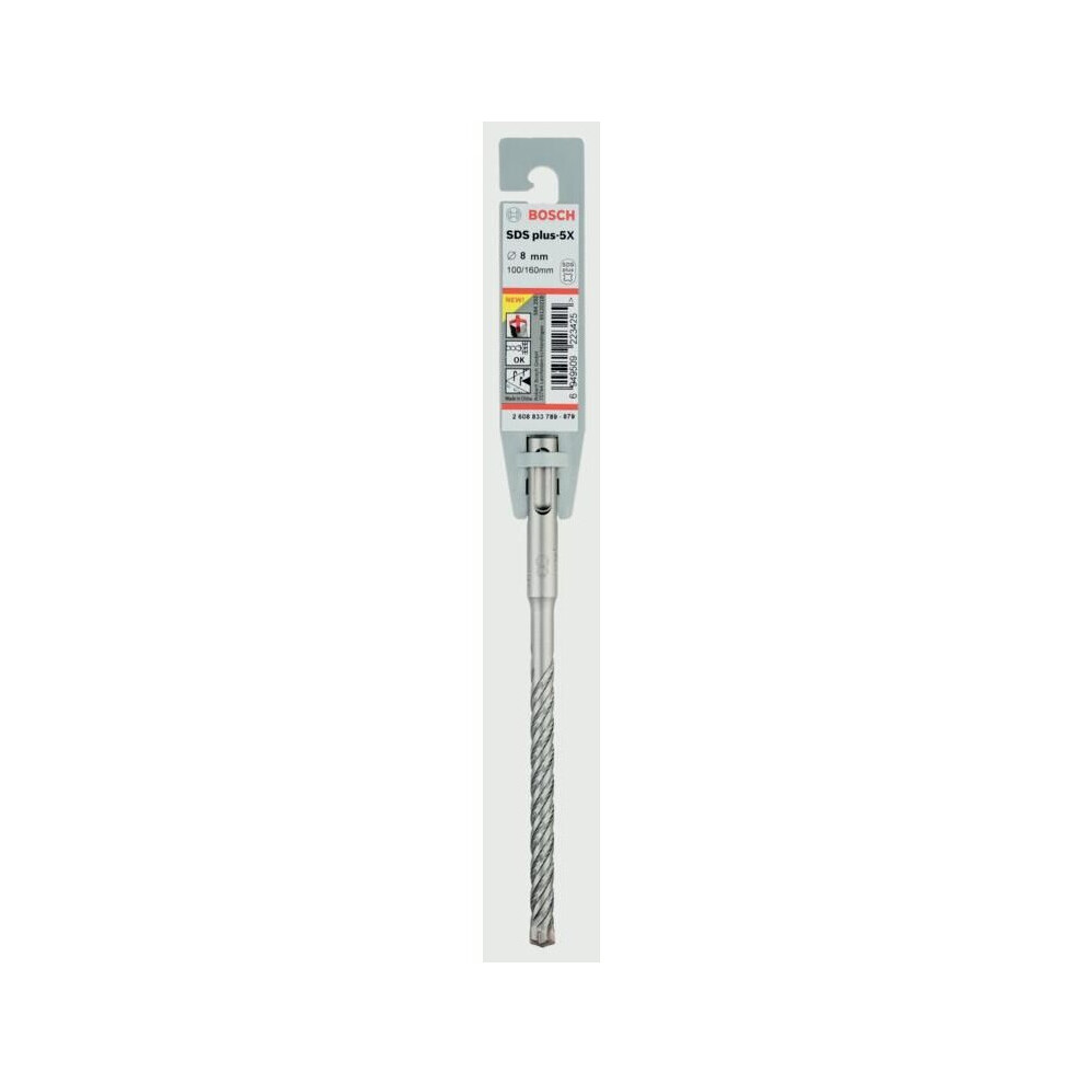 Bosch 2608833789 SDS+ 5X Masonry Drill Bit 8 x 100 x 160mm - Image 12