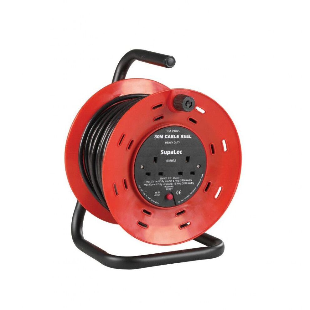 SupaLec 30 Metre 13 Amp Extension Reel  [M930STV]