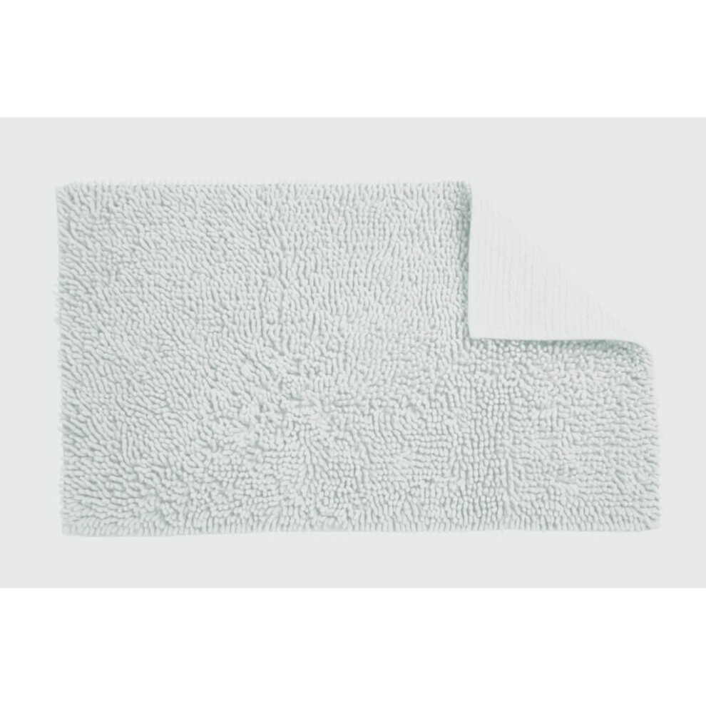 Croydex White Cotton Bathroom Mat Textile Bath Mats/White [AN180122]