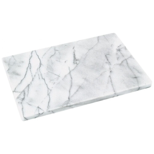 Judge Judge Polished White Marble Board 30 x 20cm [H360]