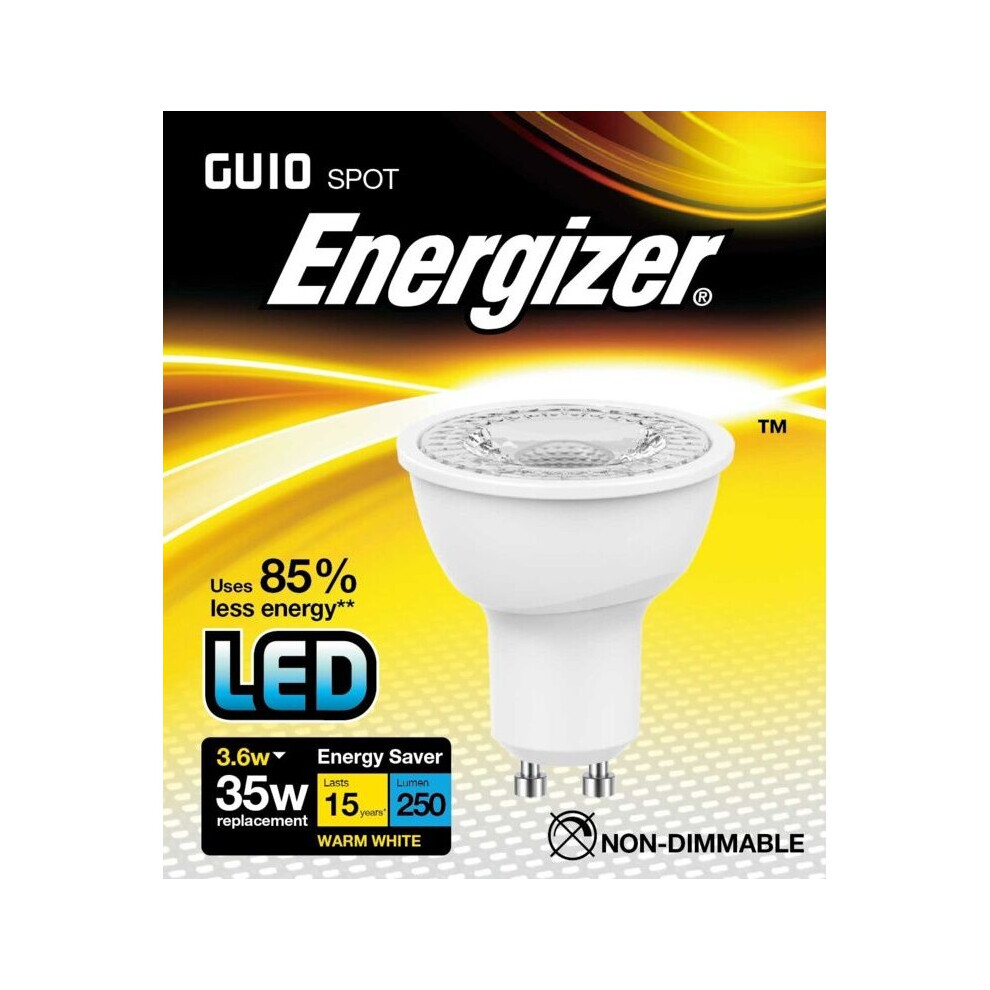 Energizer LED GU10 3.6w GU10 Boxed [S8821]